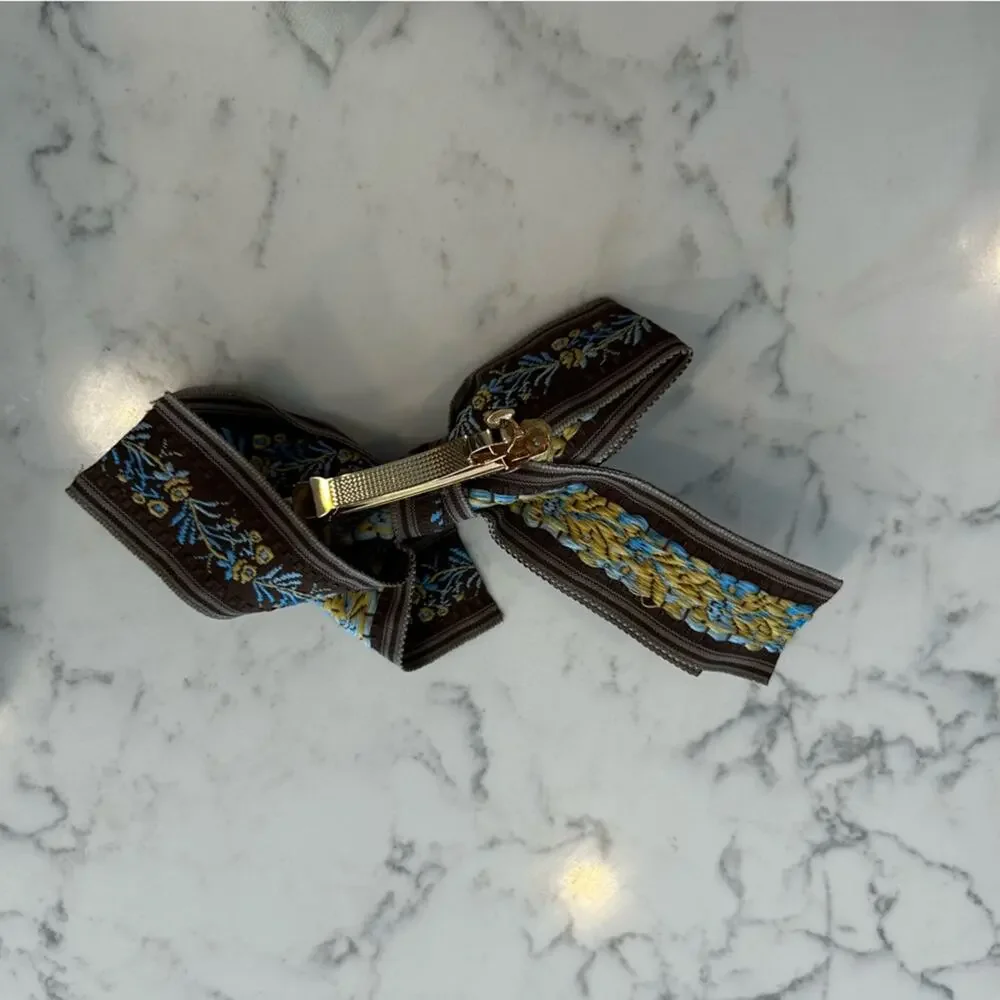Lot of 5 Hair Accessories Headbands Clips Bow